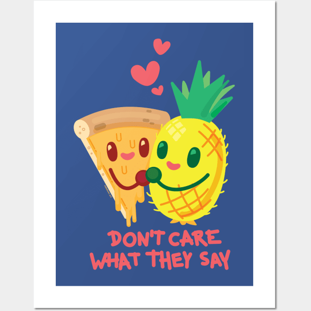 Pineapple and Pizza Wall Art by natebear